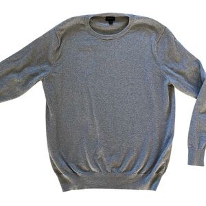 J Crew gray cotton sweater size L